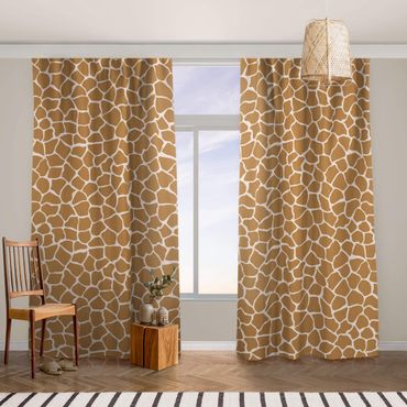 Vorhang - Giraffen Musterung