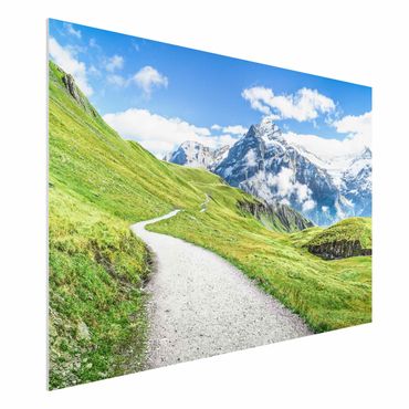 Forex Fine Art Print - Grindelwald Panorama - Querformat 3:2