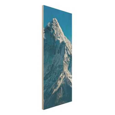Holzbild - Der Himalaya - Panorama Hoch