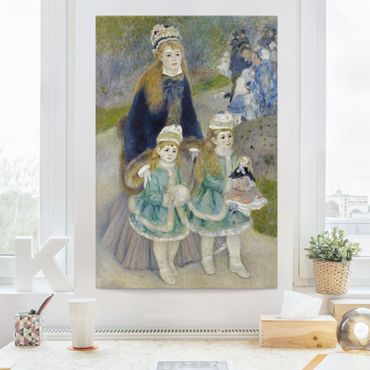 Leinwandbild - Auguste Renoir - Mutter und Kinder - Hoch 2:3