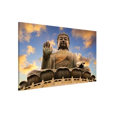 Magnettafel - Großer Buddha - Memoboard Quer