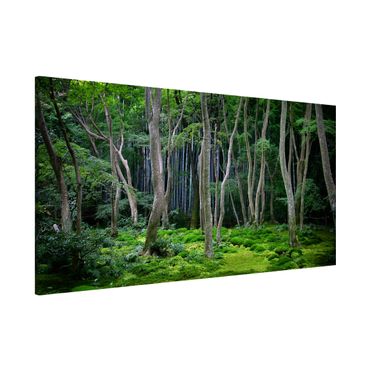Magnettafel - Japanischer Wald - Memoboard Panorama Quer