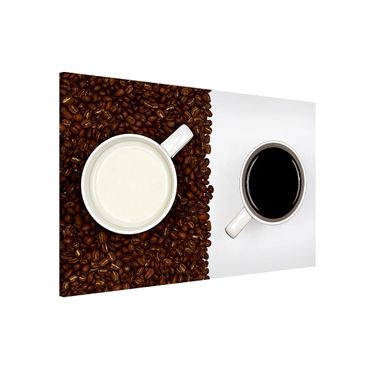 Magnettafel - Milchkaffee - Memoboard Querformat