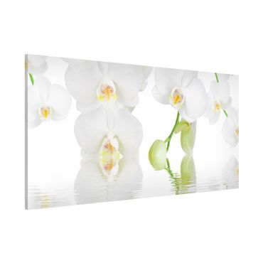 Magnettafel - Wellness Orchidee - Blumenbild Memoboard Panorama Quer
