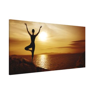 Magnettafel - Yoga - Memoboard Panorama Quer