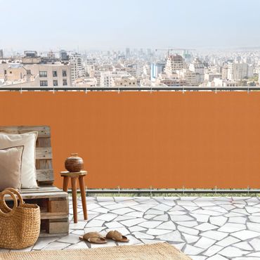 Balkon Sichtschutz - Orange