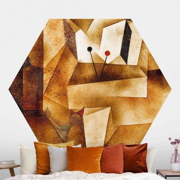 Hexagon Mustertapete selbstklebend - Paul Klee - Paukenorgel