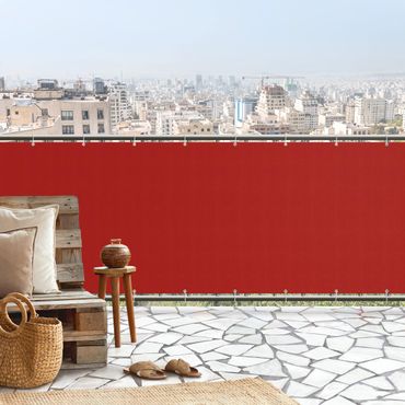 Balkon Sichtschutz - Rot