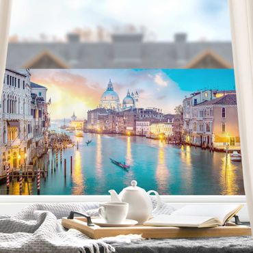 Fensterfolie - Sichtschutz - Sunset in Venice - Fensterbilder