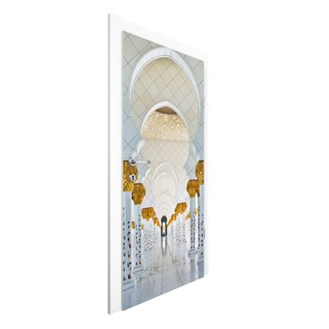 Türtapete - Moschee in Abu Dhabi