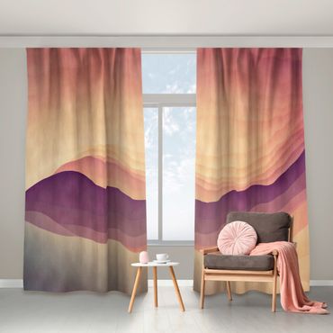 Vorhang - Wärmender Farbverlauf