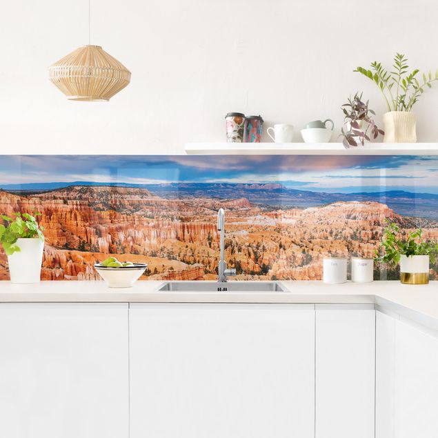 Spritzschutz Küche Glas Farbenpracht des Grand Canyon