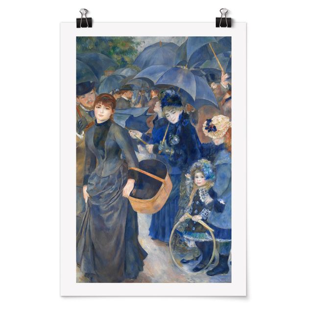 Poster Kunstdruck Auguste Renoir - Die Regenschirme