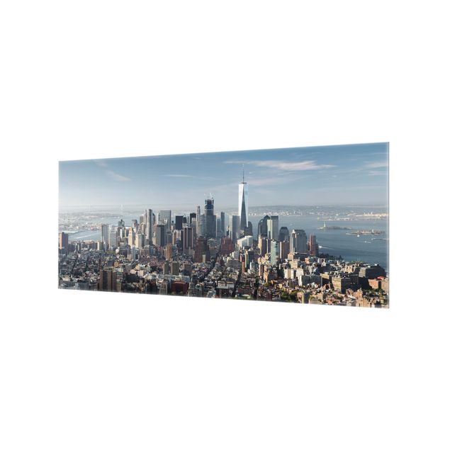 Spritzschutz Glas - Blick vom Empire State Building - Panorama - 5:2
