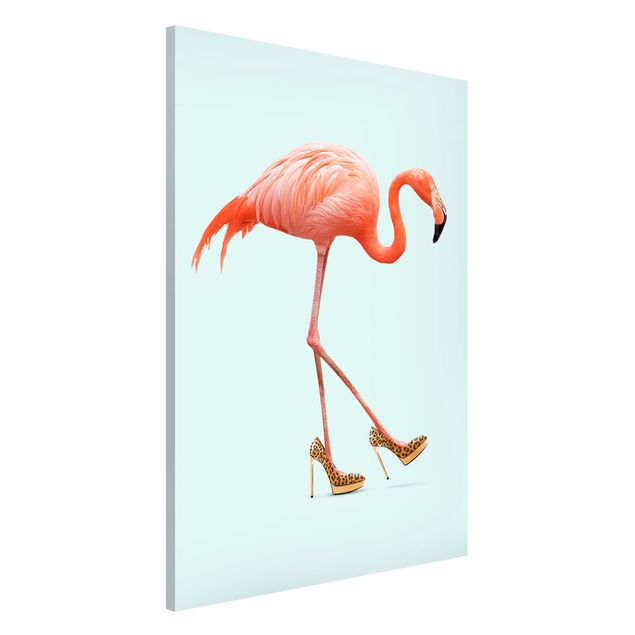 Küche Dekoration Flamingo mit High Heels