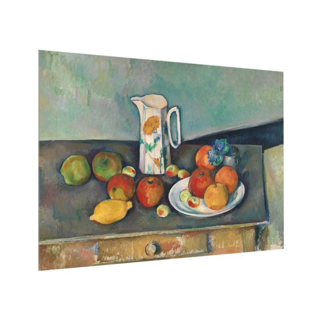 Post Impressionismus Bilder Paul Cézanne - Stillleben Milchkrug