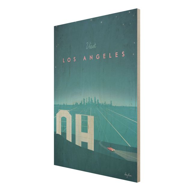 Henry Rivers Kunstdrucke Reiseposter - Los Angeles