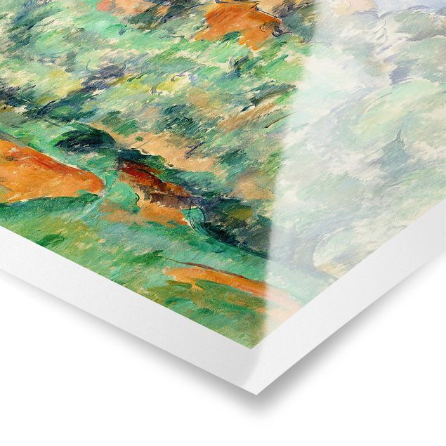 Poster Kunstdruck Paul Cézanne - Haus auf Anhöhe