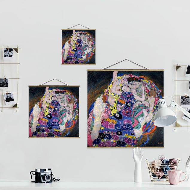 Wandbilder Liebe Gustav Klimt - Die Jungfrau