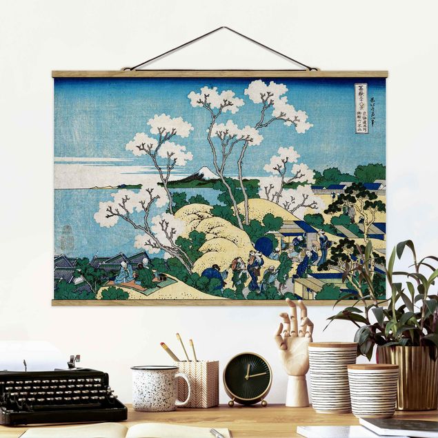 Wanddeko Küche Katsushika Hokusai - Der Fuji von Gotenyama