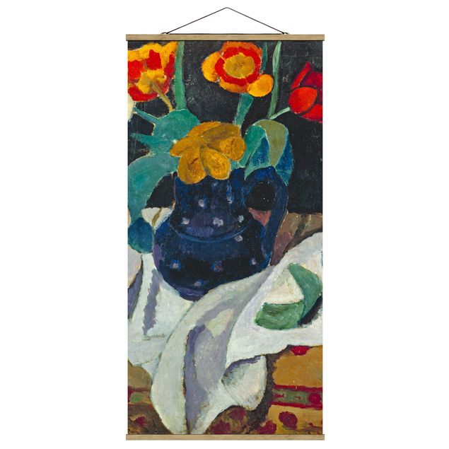 Wandbilder Floral Paula Modersohn-Becker - Stillleben mit Tulpen