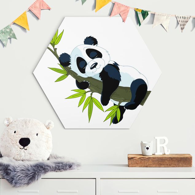Babyzimmer Deko Schlafender Panda