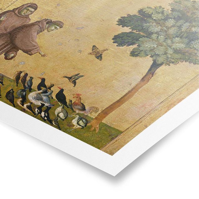 Poster Tiere Giotto di Bondone - Der Heilige Franziskus