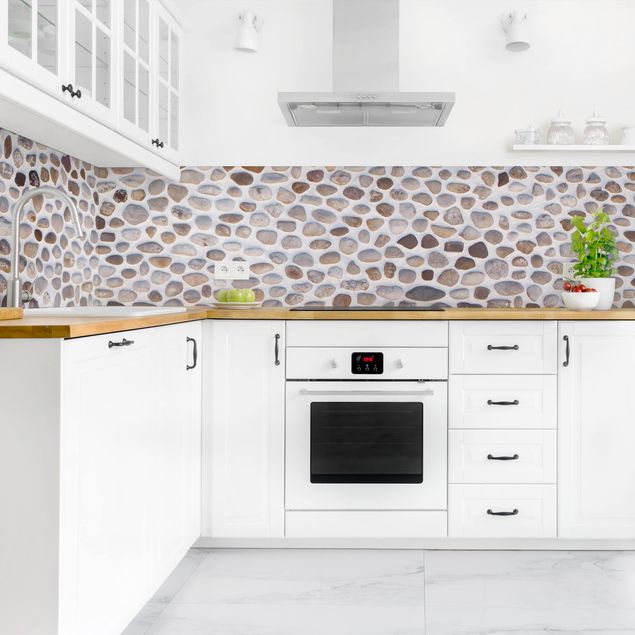 Steinoptik Küchenrückwand Folie Andalusische Steinmauer