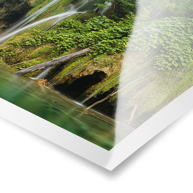 Wandbilder Modern Wasserfall Plitvicer Seen
