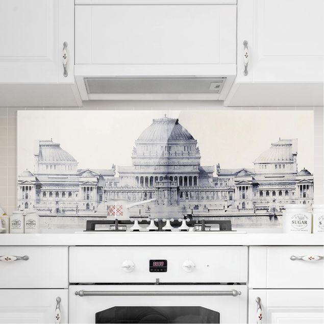 Küche Dekoration Prix de Rome Skizze I