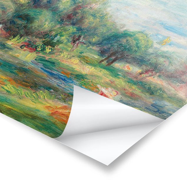 Poster Natur Auguste Renoir - Landschaft bei Cagnes