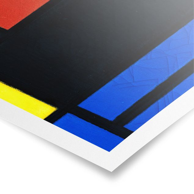 abstrakte Kunst Poster Piet Mondrian - Tableau No. 1