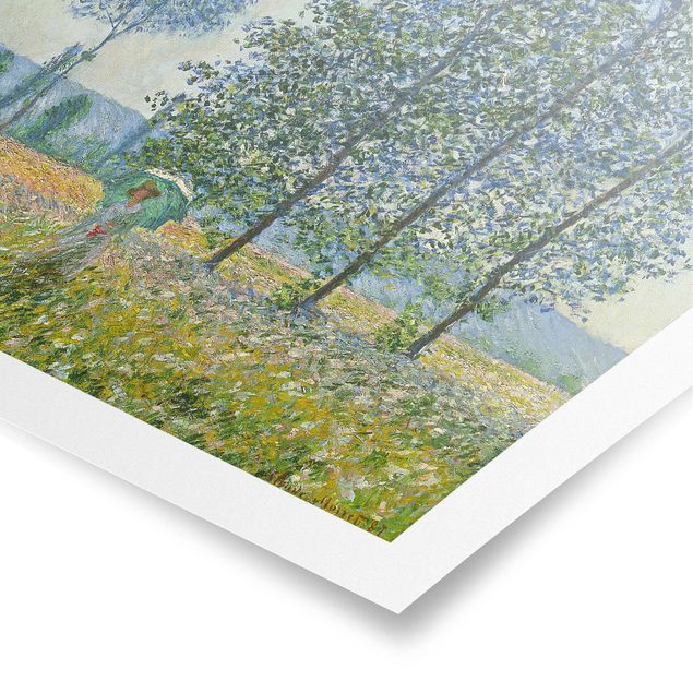 Wandbilder Landschaften Claude Monet - Felder im Frühling