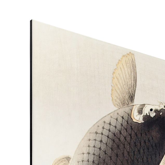 Wandbilder Tiere Vintage Illustration Asiatische Fische II