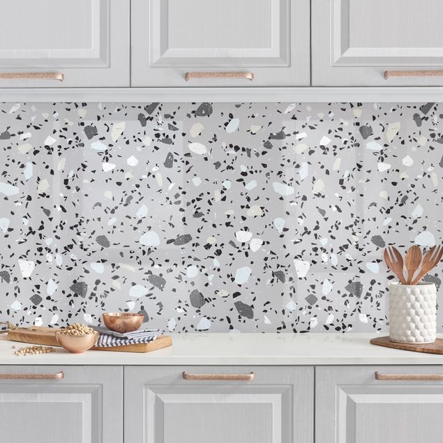 Küche Dekoration Detailliertes Terrazzo Muster Massa