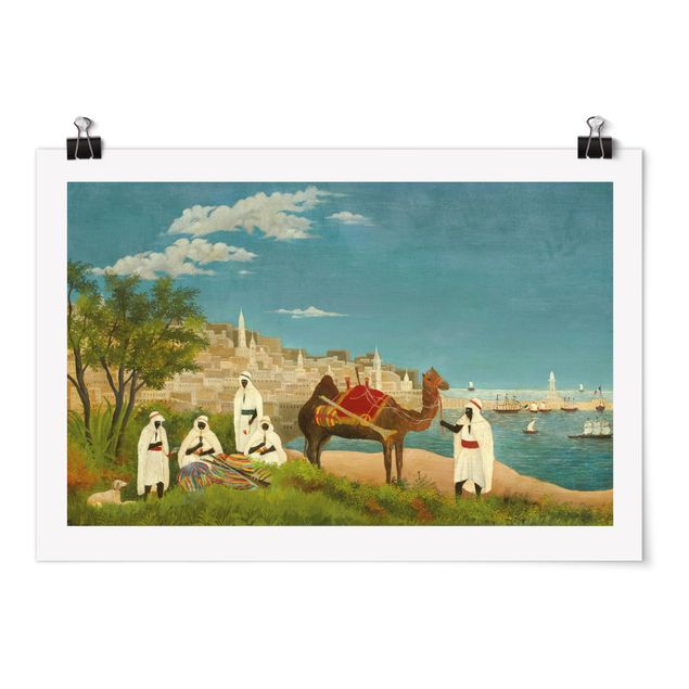 Wandbilder Kunstdrucke Henri Rousseau - Landschaft um Algier