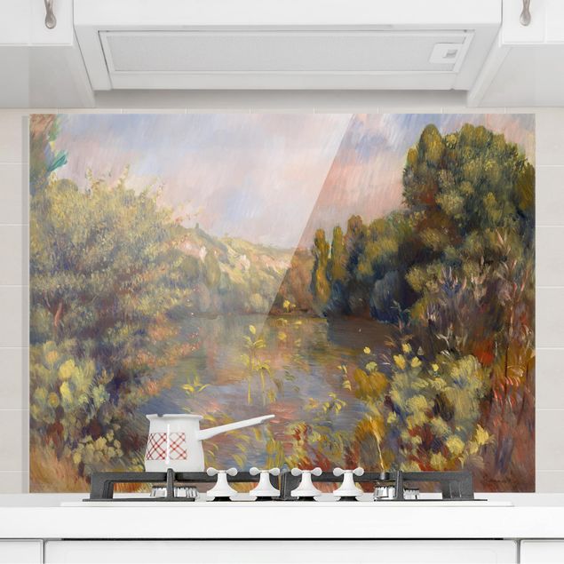 Küchen Deko Auguste Renoir - Landschaft mit See