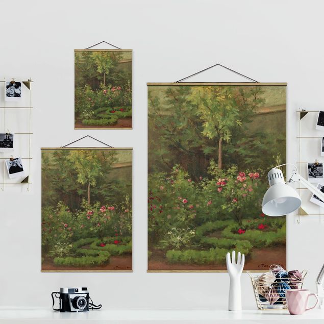 Kunststile Camille Pissarro - Ein Rosengarten
