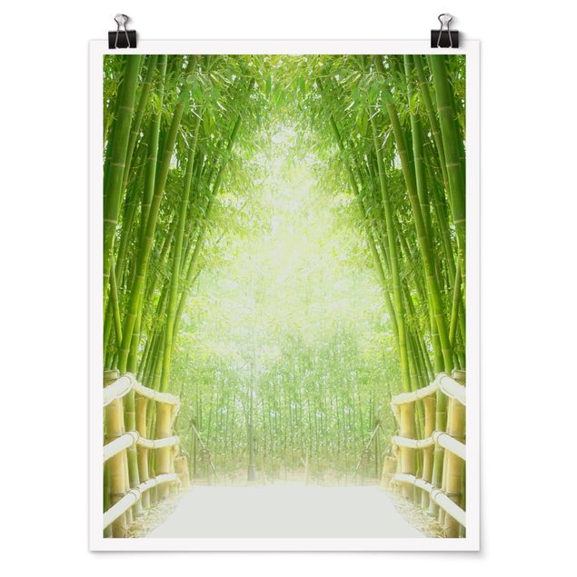 Wandbilder Landschaften Bamboo Way