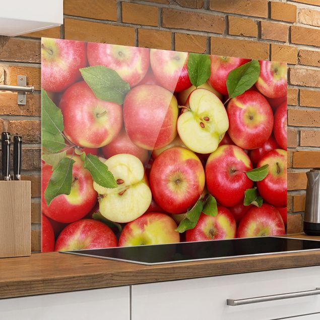 Küche Dekoration Saftige Äpfel