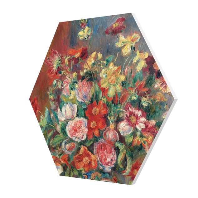 Wandbilder Kunstdrucke Auguste Renoir - Blumenvase