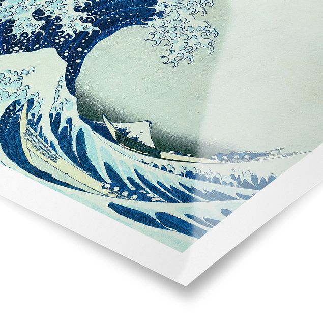 Poster Kunstdruck Katsushika Hokusai - Die grosse Welle von Kanagawa