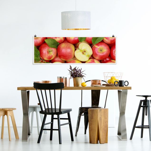 Wandbilder Früchte Saftige Äpfel