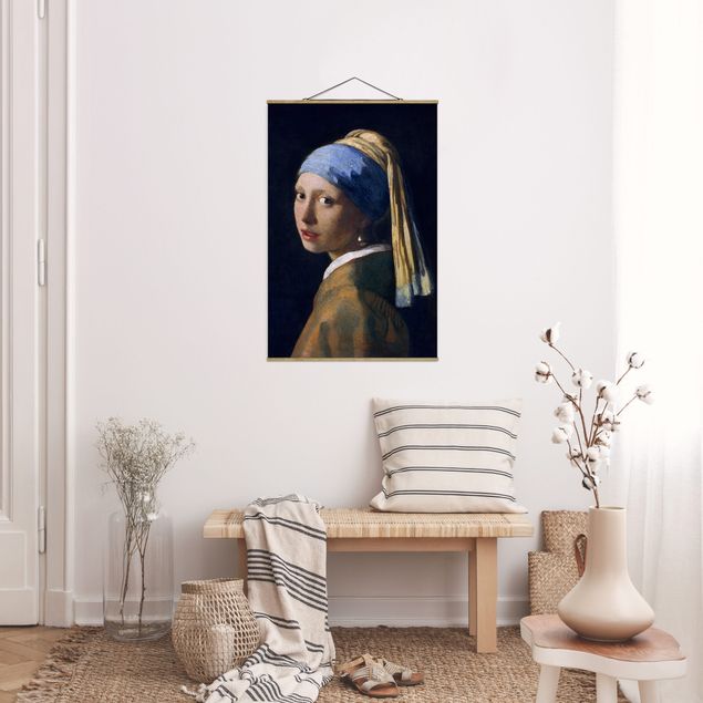 Wandbilder Kunstdrucke Jan Vermeer van Delft - Das Mädchen mit dem Perlenohrgehänge