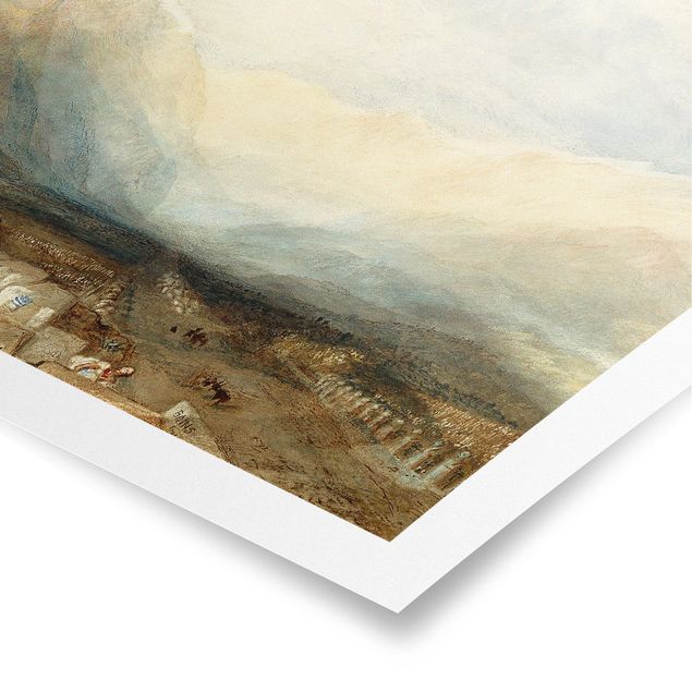 Wandbilder Landschaften William Turner - Splügenpass