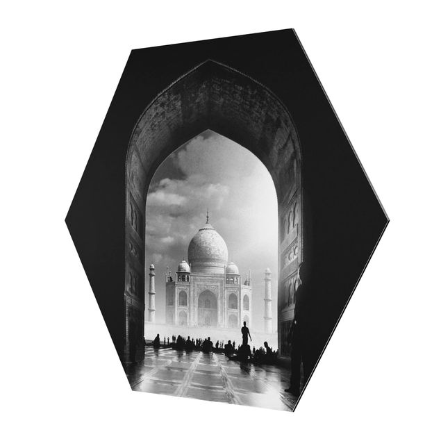 Hexagon Bilder Das Tor zum Taj Mahal