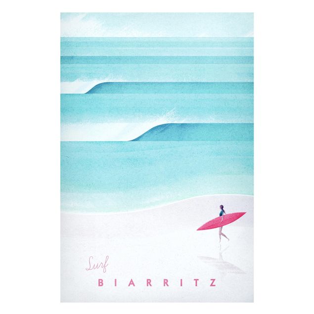 Wandbilder Landschaften Reiseposter - Biarritz