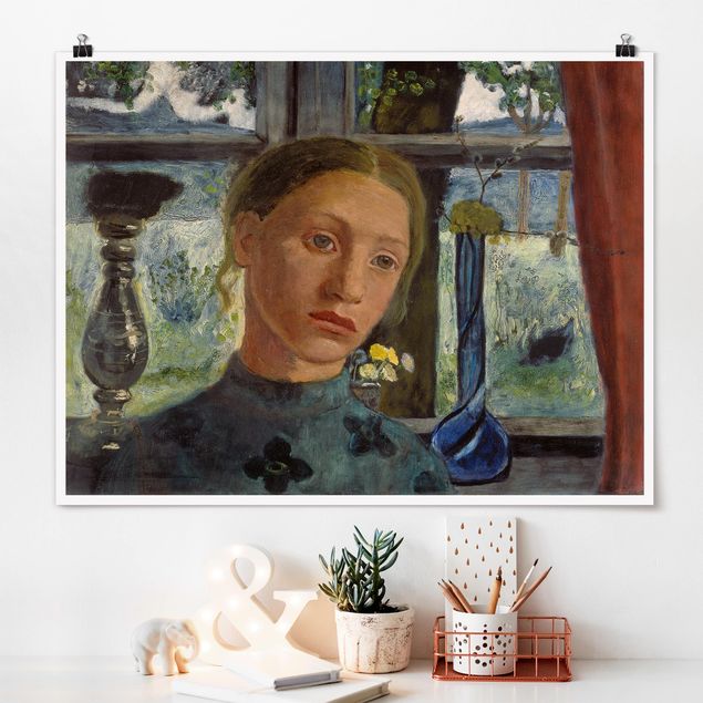 Bilder Expressionismus Paula Modersohn-Becker - Mädchenkopf vor Fenster