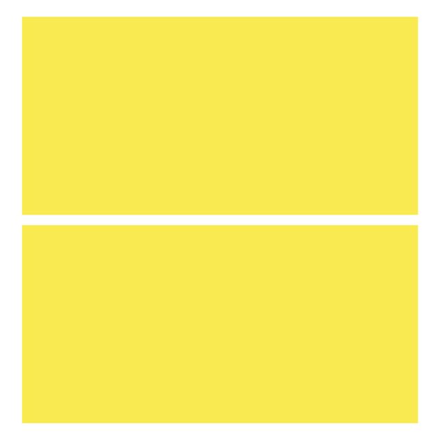 Möbelfolie für IKEA Malm Kommode - Selbstklebefolie Colour Lemon Yellow