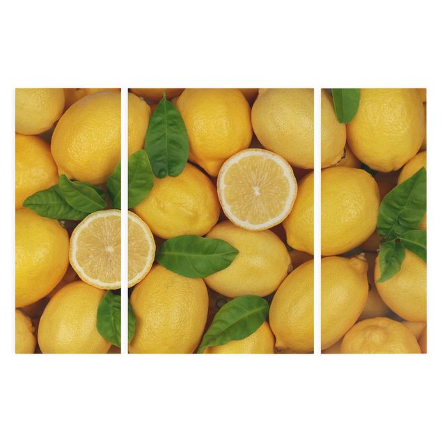 Leinwandbilder Saftige Zitronen